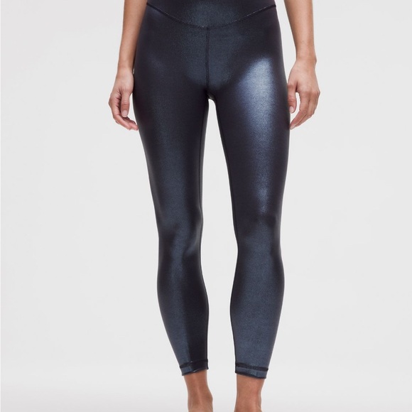 lululemon athletica Pants - NWT Lululemon Wunder Under SmoothCover Tight 25” Foil
